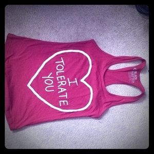 "i tolerate you" hot topic tank